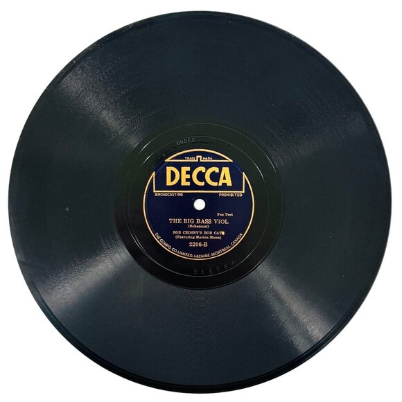 Bob Crosbys Bob Cats Speak To Me Of Love 10 Inch Shellac 78 RPM Decca 2206 - Picture 4 of 4